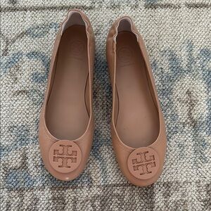 Tory Burch Tan Ballet Flats